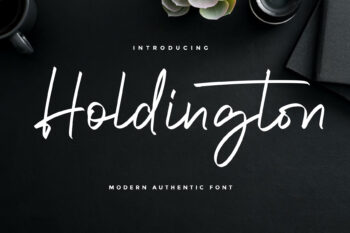 Holdington Handwritten Font