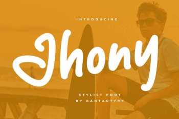 TheJhony Handwritten font
