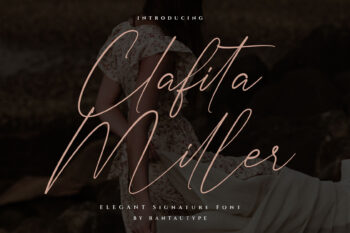 Clafita Miller Signature Font