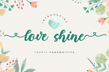 Love Shine Handwritten Font