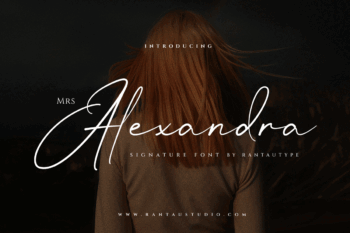 Mrs Alexandra Elegant Signature font