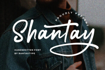 Shantay Bold script font