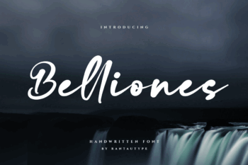 Belliones Script font