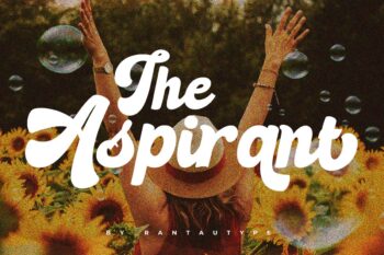 Aspirant Retro Script Font