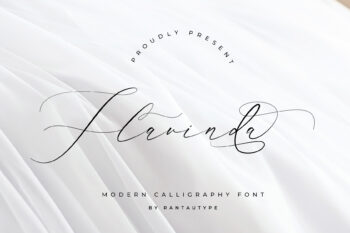 Flavinda Wedding Calligraphy Font