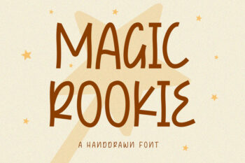 Magic Rookie A Handdraw font
