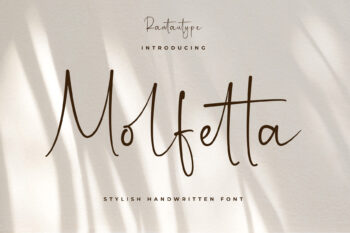 Molfetta Stylish Handwritten Font