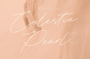 Celestia Pearl Handwritten Font