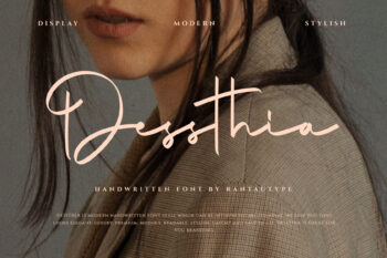 Dessthia Display Handwritten Font