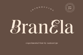 Branela Experiemental Serif font