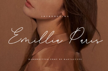 Emillia Paris Modern Handwritten Font