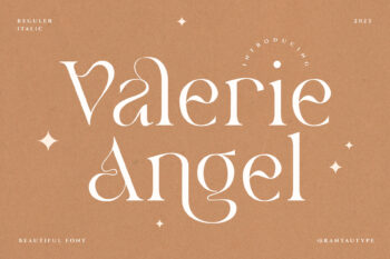 Valerie Angel Beautiful Serif Font