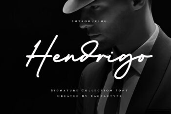 Hendrigo Bold Signature Font