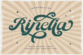 Ranelia A Bold Retro Font