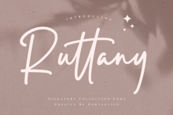 Ruttany Business Signature Font