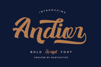 Andior Bold Script Font