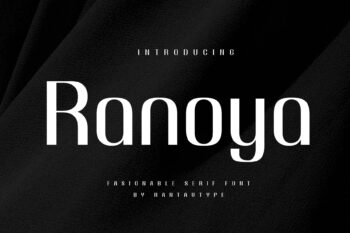 Ranoya Fasionable Serif Font