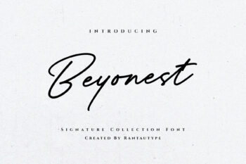 Beyonest Signature Font