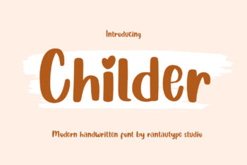 Childer Handwritten Font