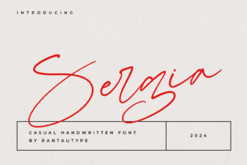 Sergia Handwritten Font