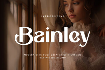 Bainley Modern Feminine Typeface