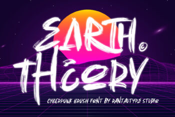 Earth Theory Urban Brush Font