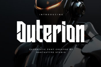Outerion Condensed Futuristic Font