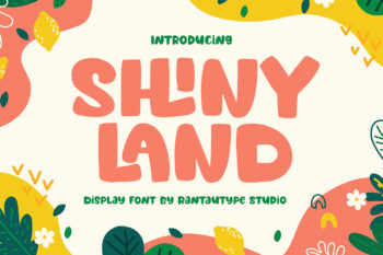 Shiny Land Modern Display Font