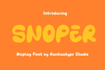 Snoper Display Font