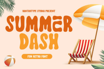 Summer Dash Fun Retro Font