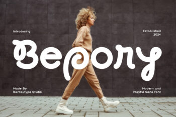 Bepory Unique Rounded Sans Font