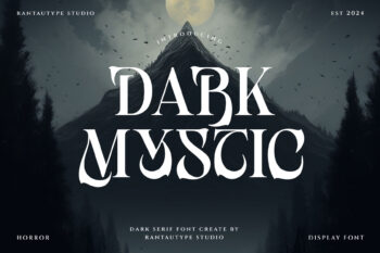 Dark Mystic Dark Serif Font