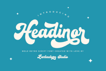 Headinor Bold Script Font