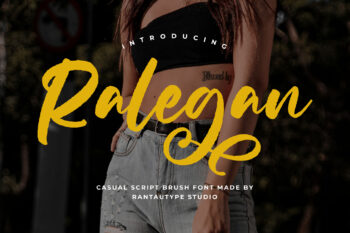 Ralegan Casual Brush Font