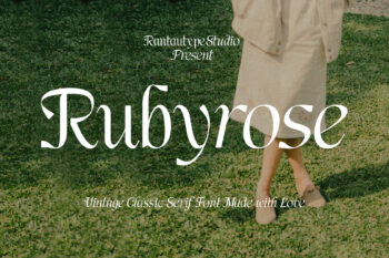Rubyrose Vintage Serif Font