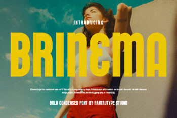 Brinema Bold Condensed Sans Font