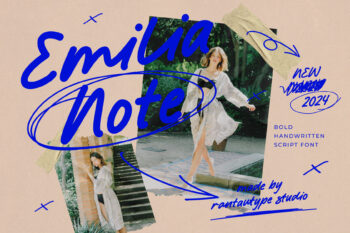 Emilia Note Handwritten Font