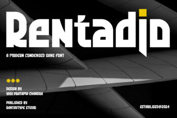 Rentadio Modern Condensed Sans Font