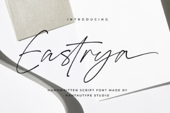 Eastrya Handwritten Script Font