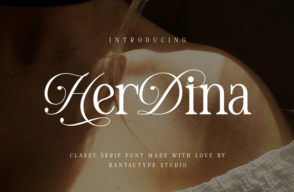 1. Herdina Classy Serif Font