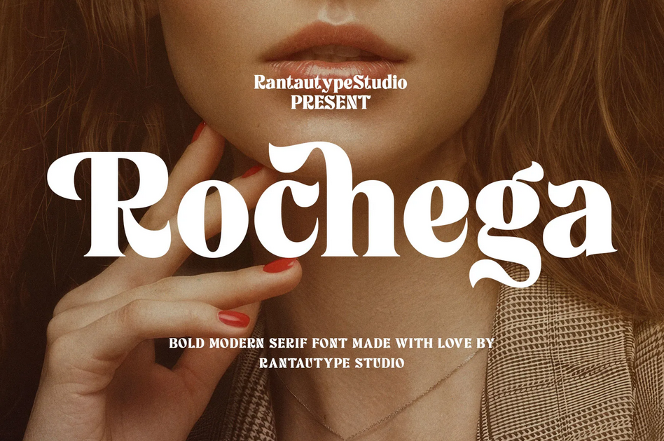 11. Rochega Bold Modern Serif Font
