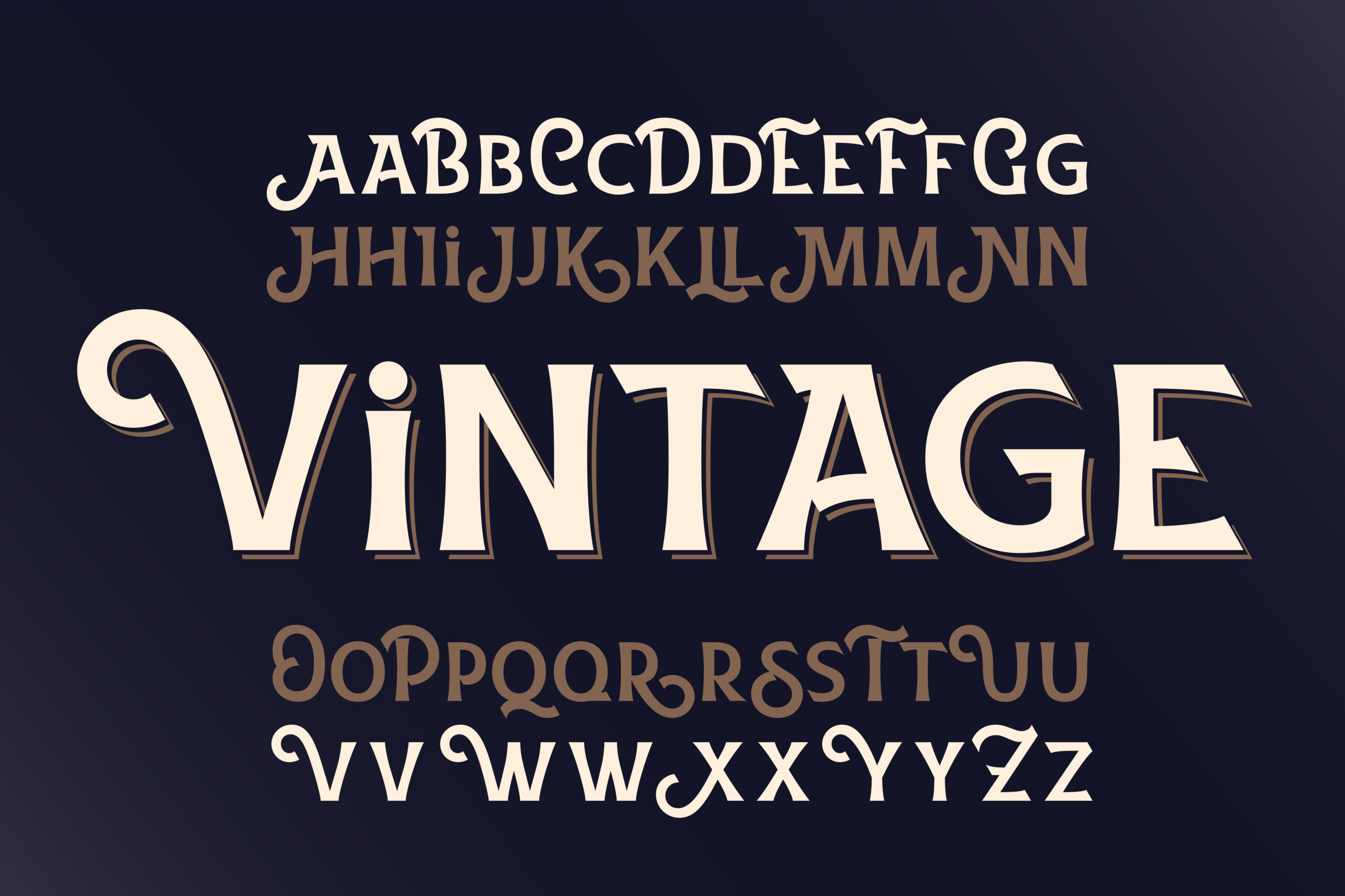 25 Aesthetic Vintage Fonts for Timeless Design Projects