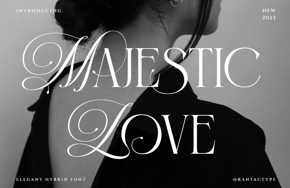 11. Majestic Love Beautiful Hybrid Serif Font