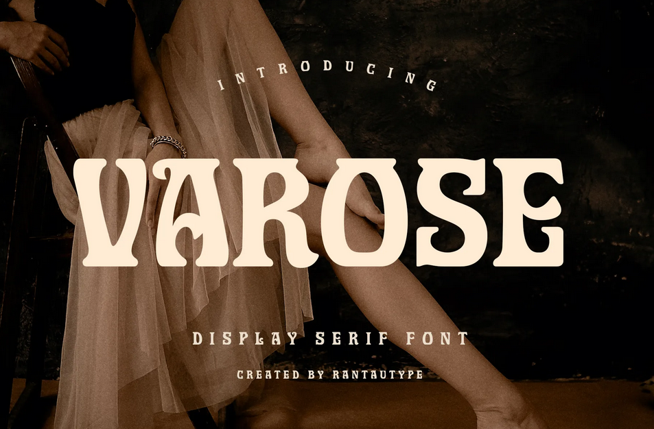 16. Varose Elegant Serif Font