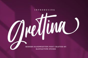 Grettina Modern Handwritten Font