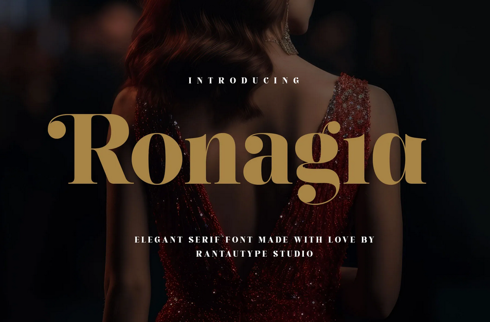 22. Ronagia Elegant Serif Font