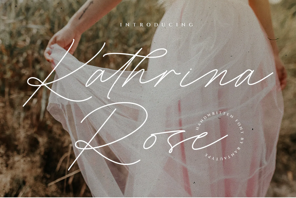 8. Kathrina Rose Business Handwritten Font