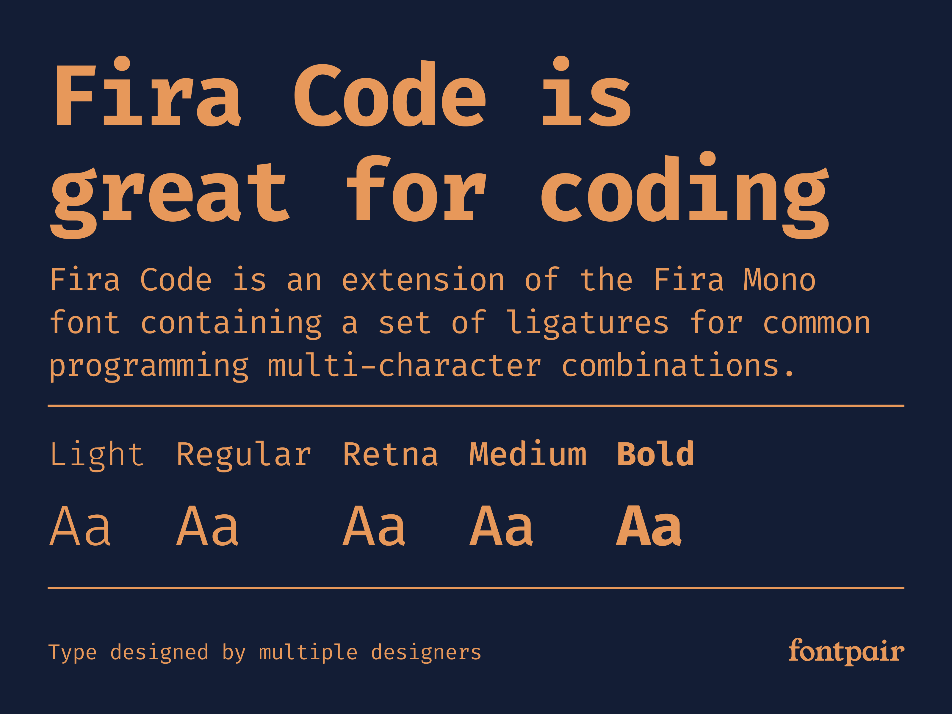 1. Fira Code