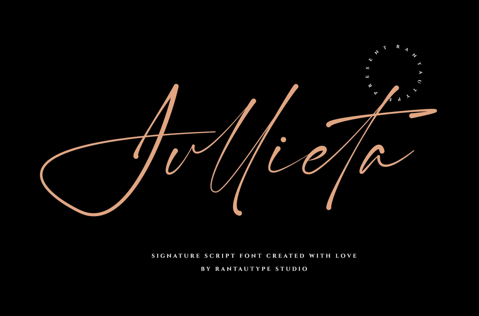 11. Jullieta Signature Script Font