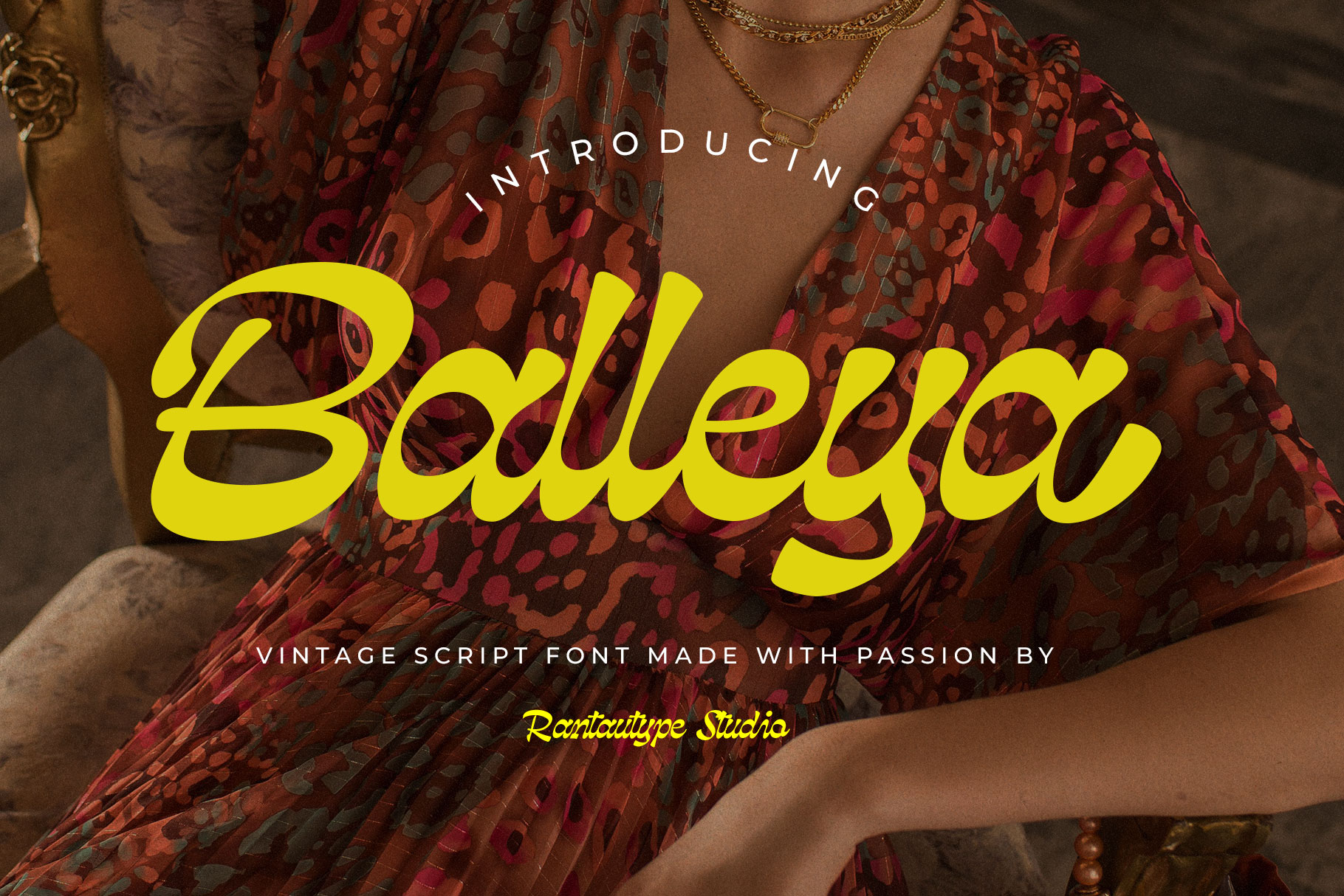14. Balleya Vintage Script Font